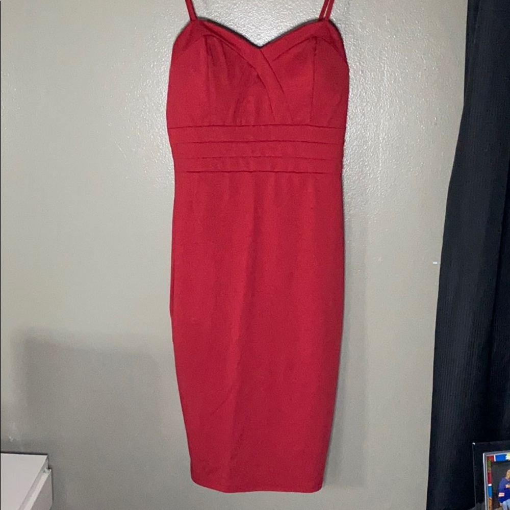 Red dress